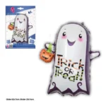 GLOBO FOIL FORMA FANTASMA TRUCO O TRATO 82CMS