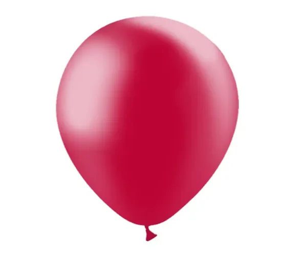 GLOBOS LÁTEX 12" 50Uds ROJO METAL 112M83
