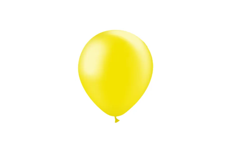 45M82 GLOBOS LÁTEX 5" 100Uds AMARILLO LIMÓN METAL 45M82 - Imagen 1