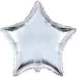 GLOBO FOIL 18" ESTRELLA PLATA