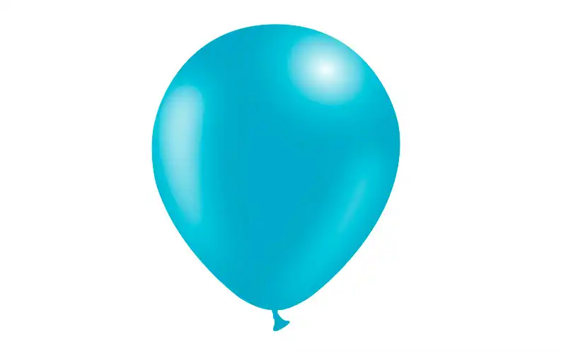 112p52 GLOBOS LÁTEX 12" 50Uds TROPICAL BLUE 112P52 - Imagen 1