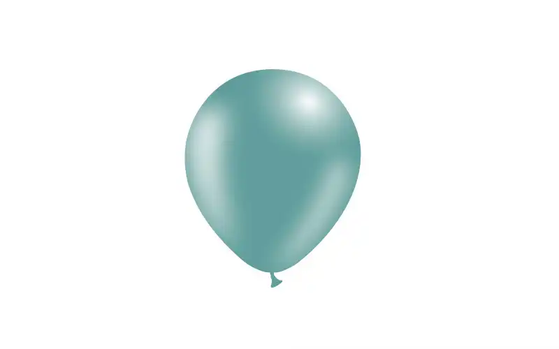 45p54 GLOBOS LÁTEX 5" 100Uds SERENE GREEN 45P54 - Imagen 1
